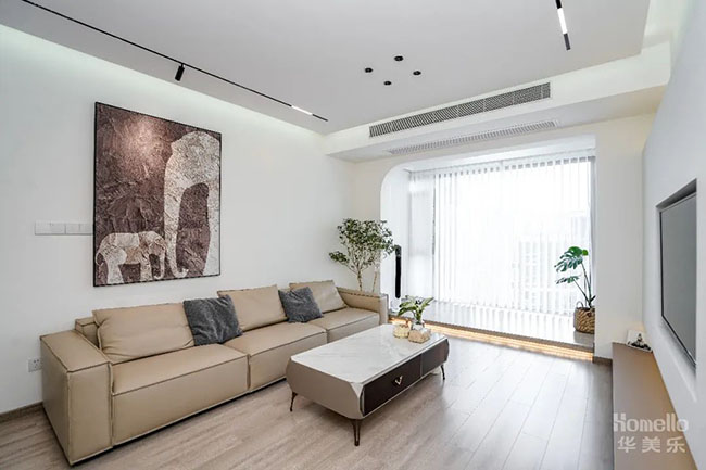 119㎡三居，極簡主義搭配+小清新元素，感受生活的輕便與舒適